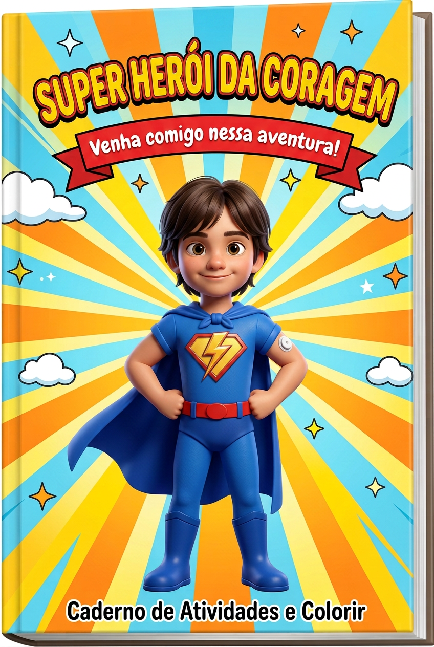 Super Herói da Coragem — Caderno de Atividades